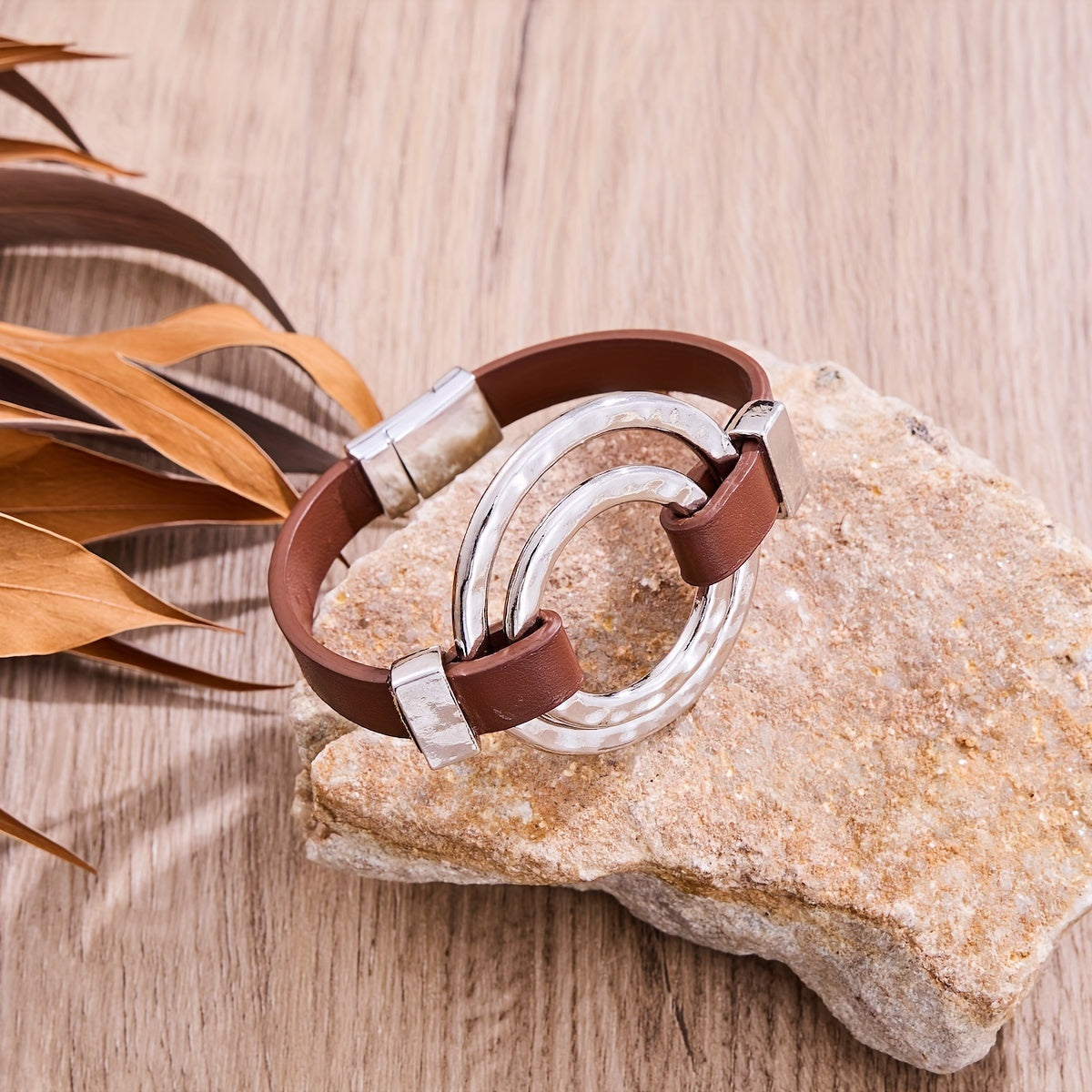 Vintage Boho Dobbelt Cirkel Armbånd