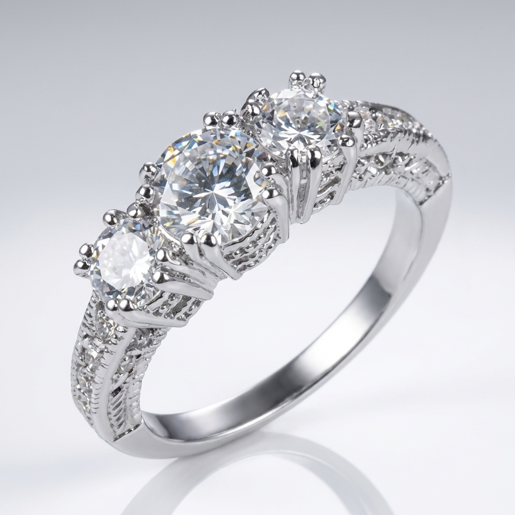 SØLVTRINITYRING