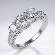 SØLVTRINITYRING
