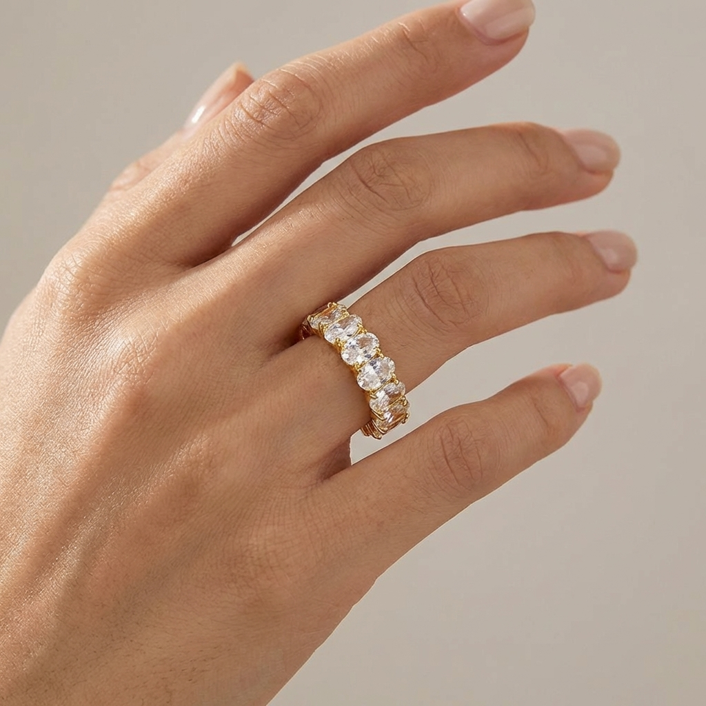 OVAL ETERNITYRING