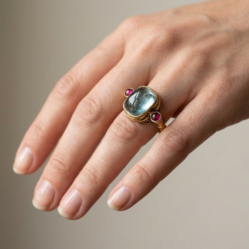 AQUA- & RUBYRING