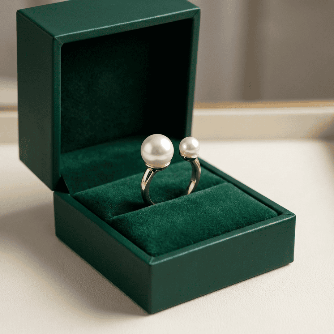 Duo Pearl Justerbar Statement Ring