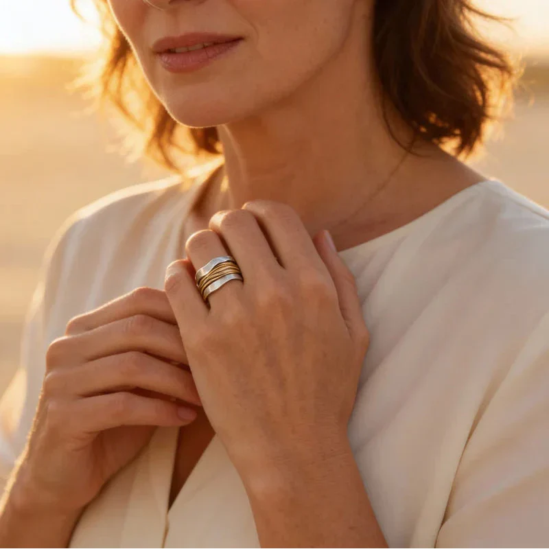 Maria Sølvkæde Ring