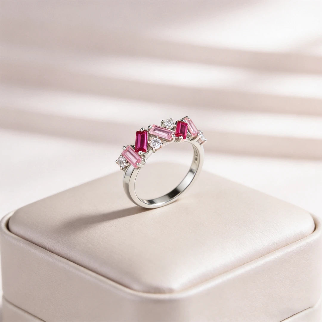 For Self | Jeg er nok – Pink diamant-ring (1+1 GRATIS)