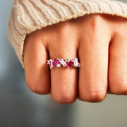 For Self | Jeg er nok – Pink diamant-ring (1+1 GRATIS)