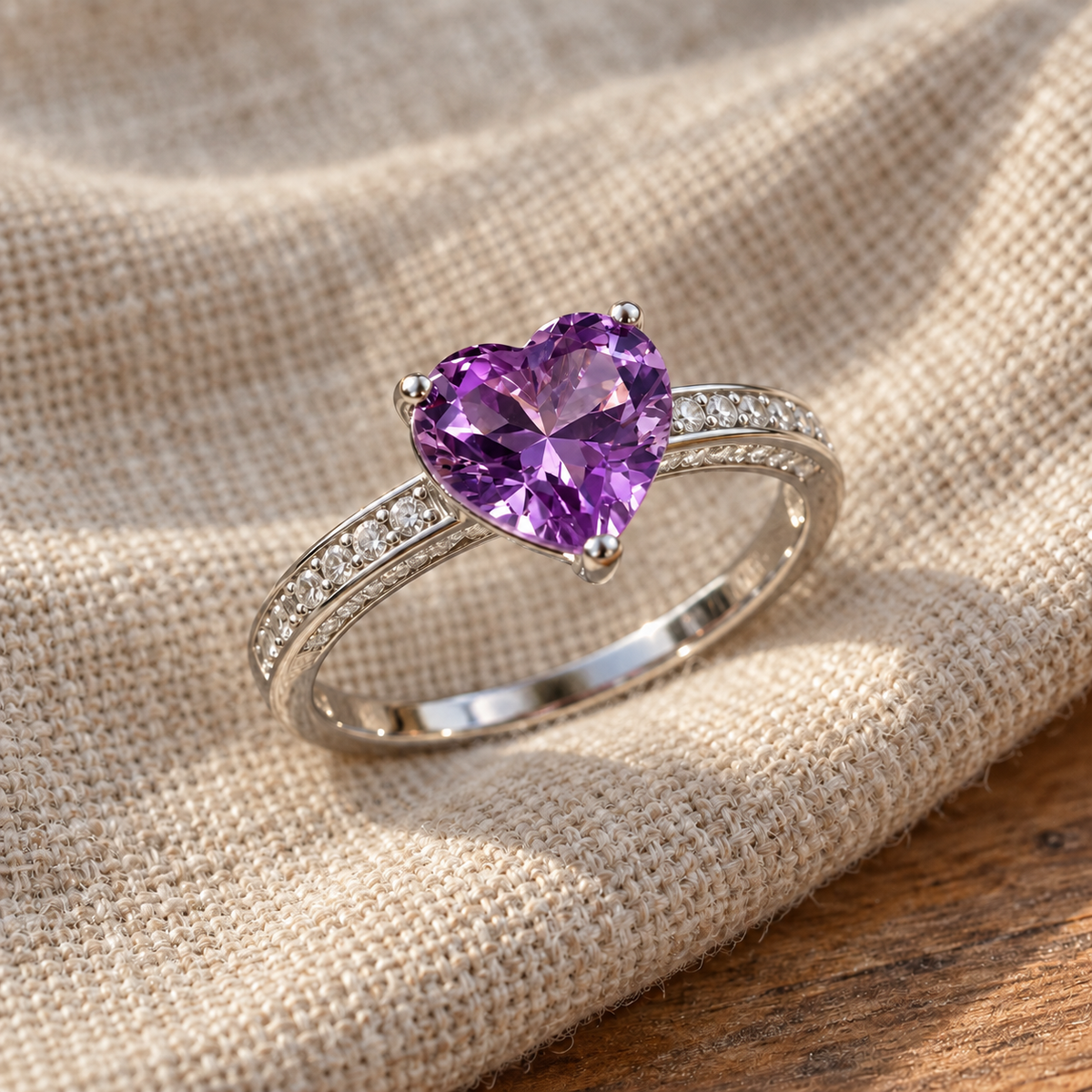 Håbets Ring – Sølvbelagt ring med et symbol på håb - 1+1 GRATIS