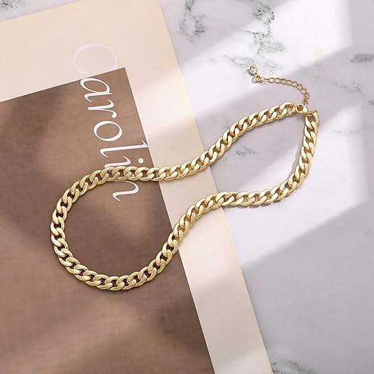Cavaro™ | Kraftig Cuban Link-halskæde i guld