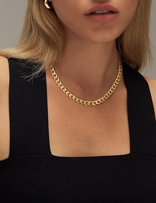 Cavaro™ | Kraftig Cuban Link-halskæde i guld