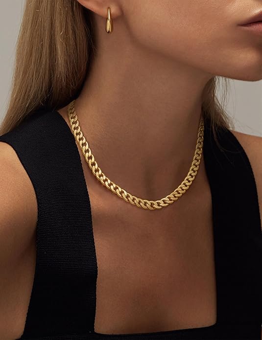 Cavaro™ | Kraftig Cuban Link-halskæde i guld