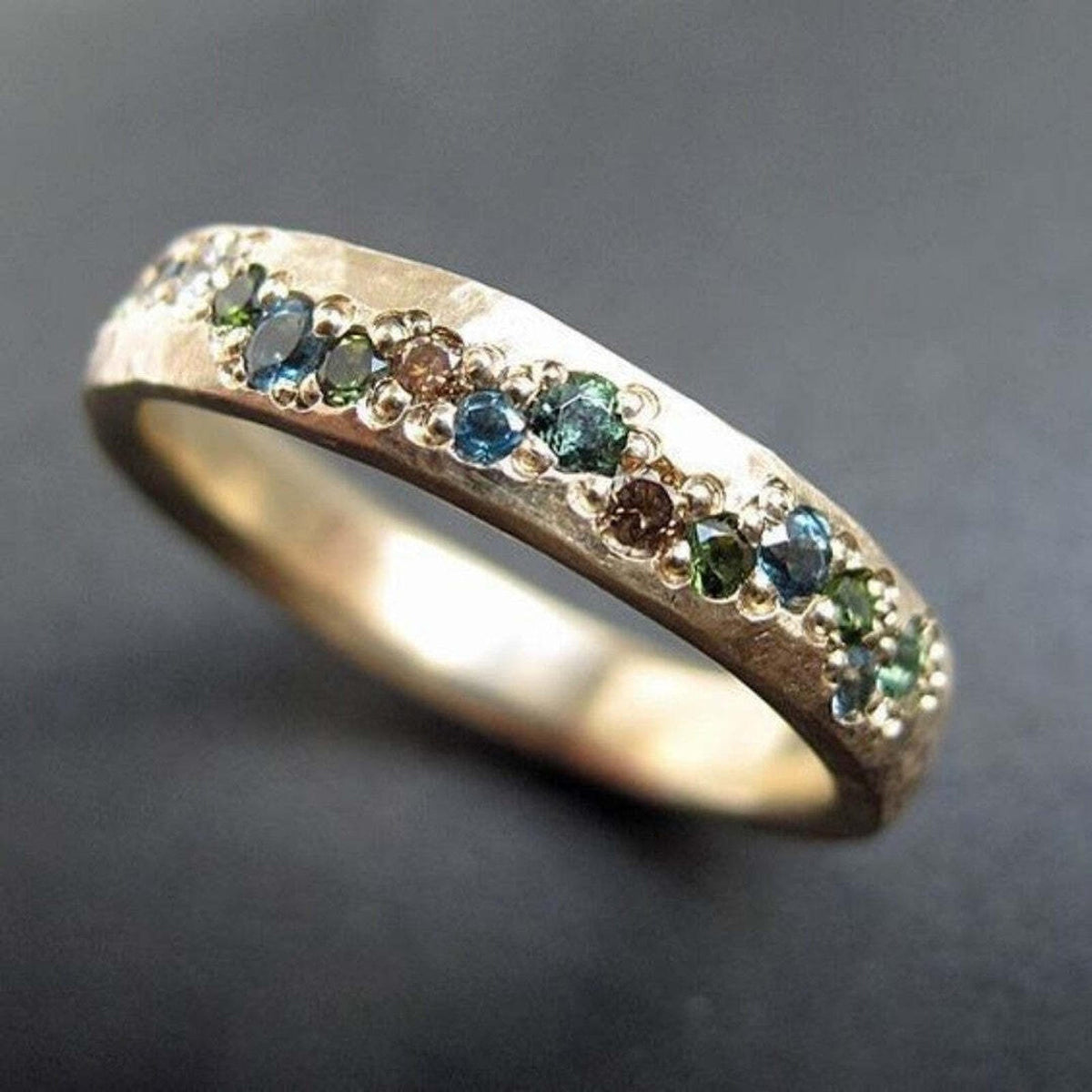 Vintage guld Bunter-ring