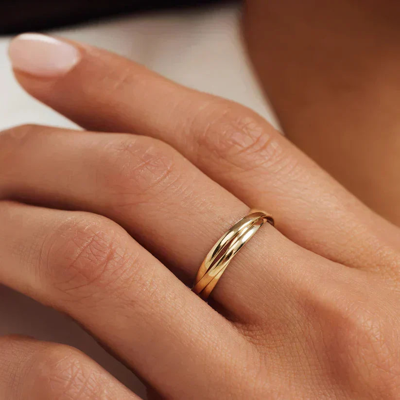 Guldring Léna Trielle
