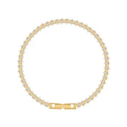 Vionelle marquise tennisarmbånd | Guld