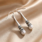 Vintage perle-talismanøreringe