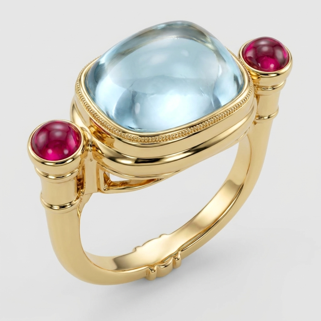 AQUA- & RUBYRING