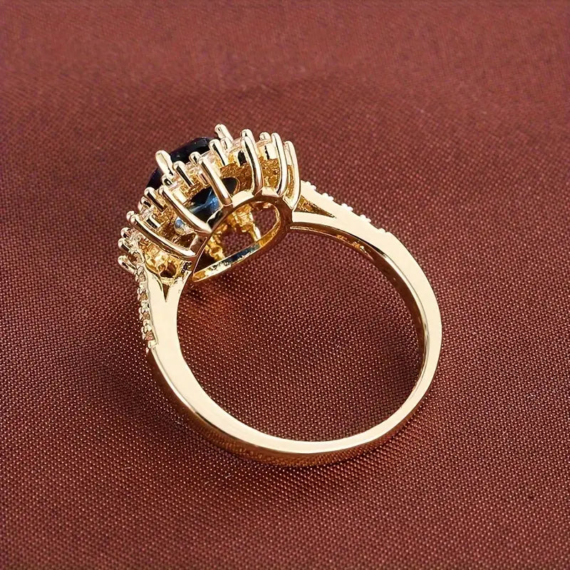 Vionne Safir-guldring