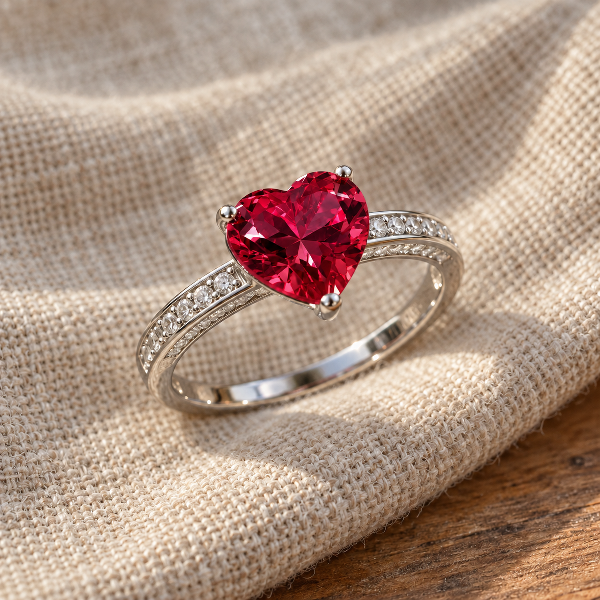 Håbets Ring – Sølvbelagt ring med et symbol på håb - 1+1 GRATIS