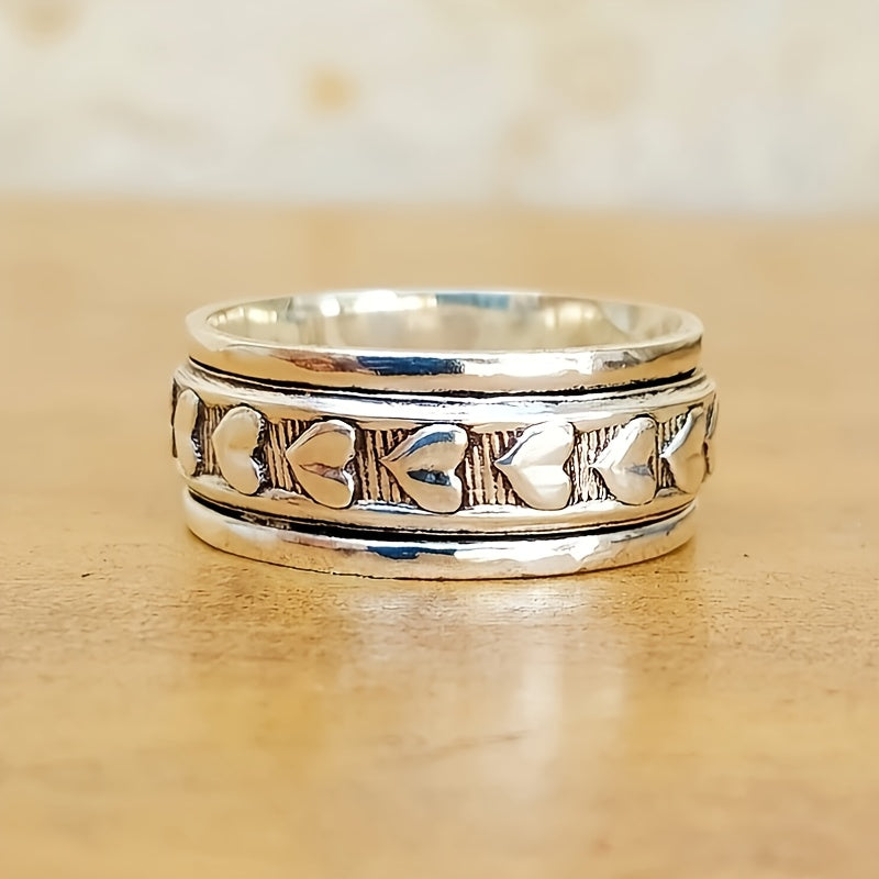 Vintage Boho Hjerte Ring