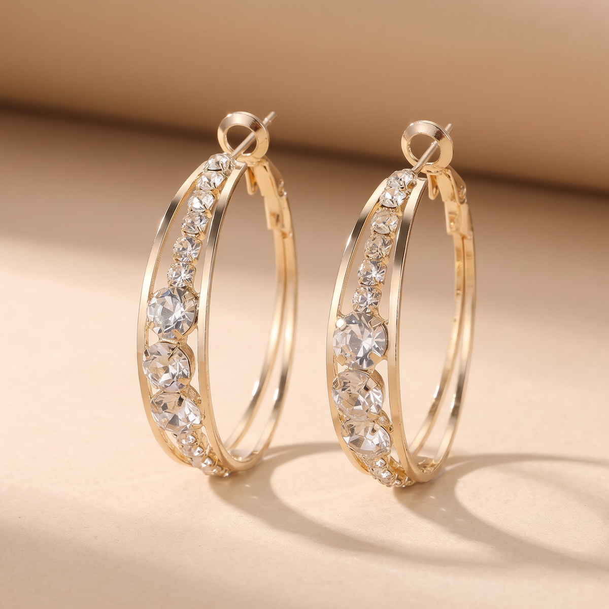Elegante glitrende creoler