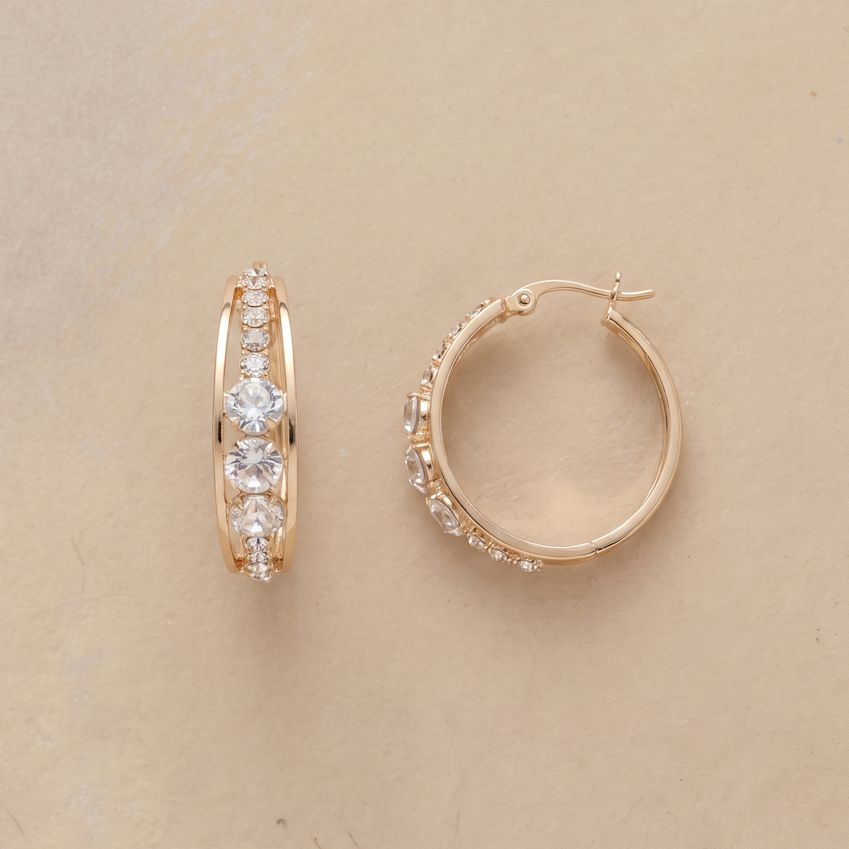 Elegante glitrende creoler