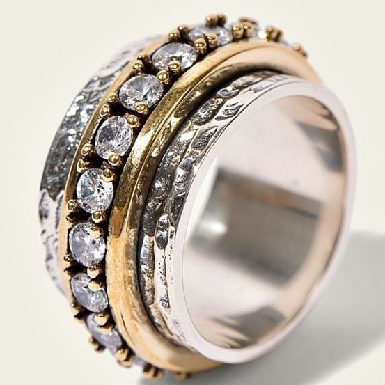 Roswitha Vintage Guld-Sølv
