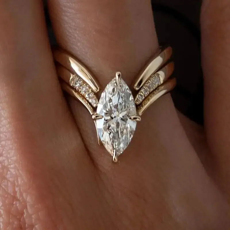 Guldring Goccia Reale